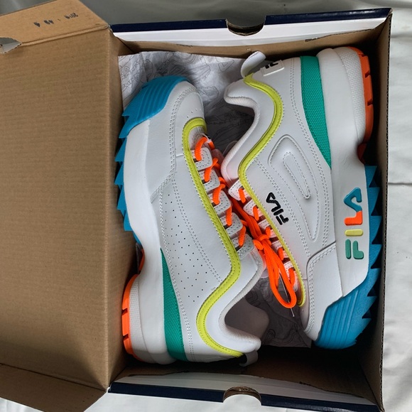 fila disruptor multicolor